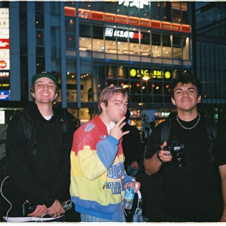 Elijah Hendrix Wahlberg and his friends from the music group PinkLaces.